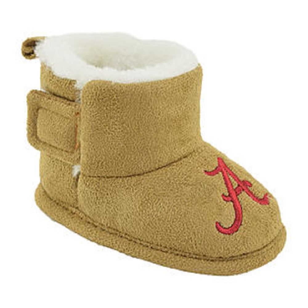 ALABAMA CRIMSON TIDE TODDLER BOOTIE SLIPPERS NEW